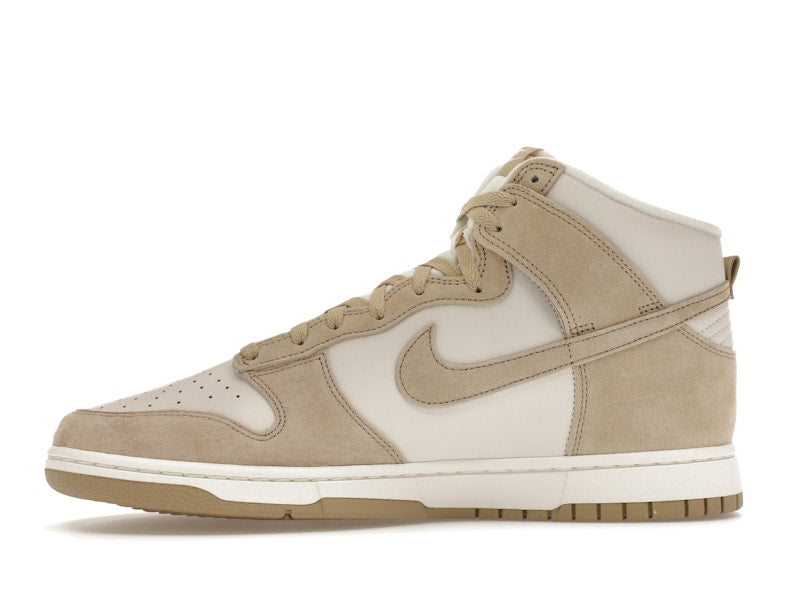 Nike Dunk High Tan Suede White
