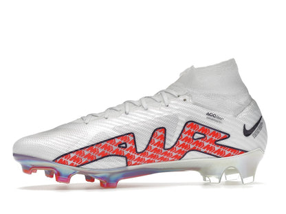 Nike Zoom Mercurial Superfly 9 Elite FG White Bright Crimson