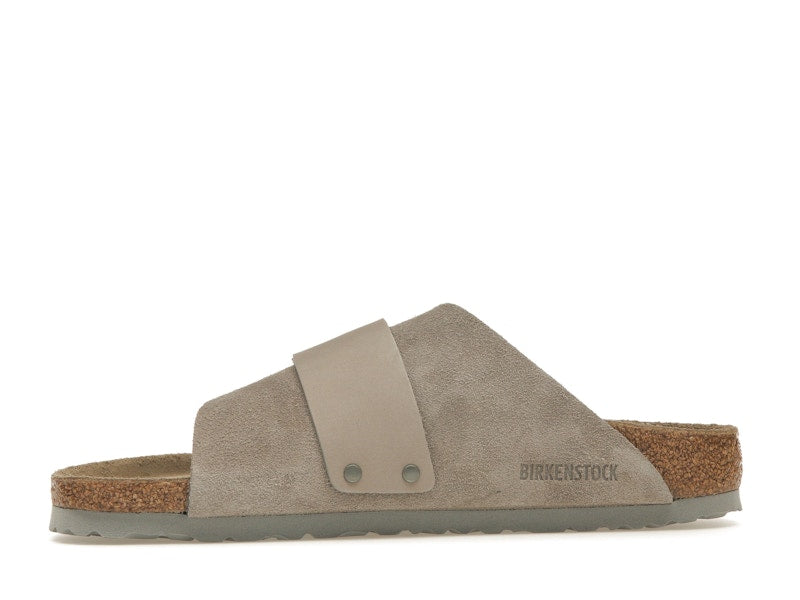 Birkenstock Kyoto Nubuck Suede Stone Coin