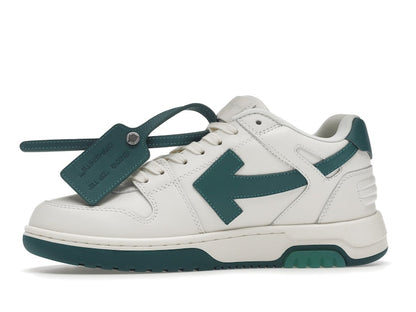 OFF-WHITE Out Of Office OOO Low Tops White Green (FW22)