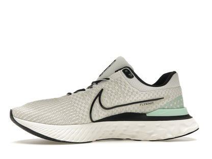 Nike React Infinity Run Flyknit 3 Phantom Black Mint