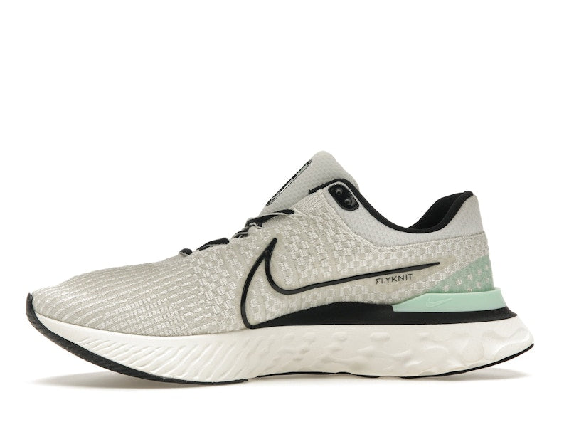 Nike React Infinity Run Flyknit 3 Phantom Black Mint