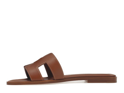 Hermes Oran Sandal Gold Box Calfskin Leather