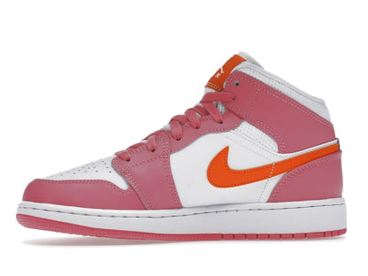 Jordan 1 Mid Pinksicle Safety Orange (GS)