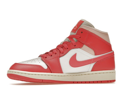 Jordan 1 Mid Strawberries and Cream (Women's)