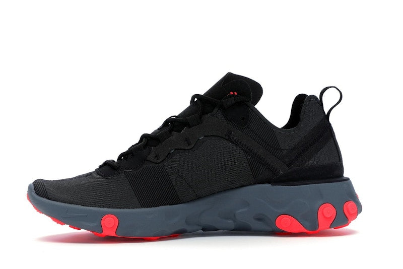 Nike React Element 55 Black Solar Red
