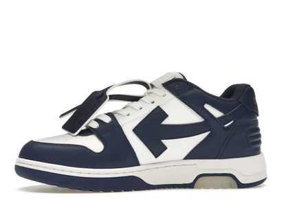 OFF-WHITE Out Of Office OOO Low Tops White Royal Blue