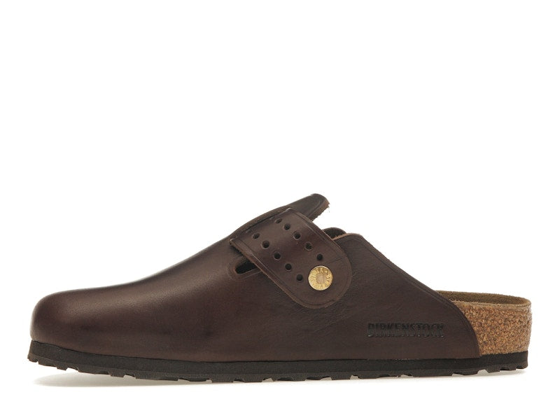 Birkenstock Boston Bold Leather Roast Brown