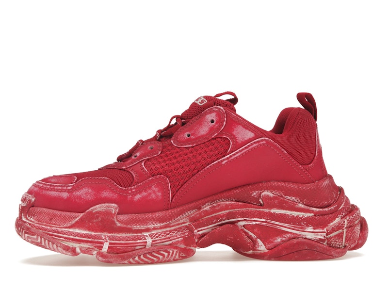 Balenciaga Triple S Faded Red