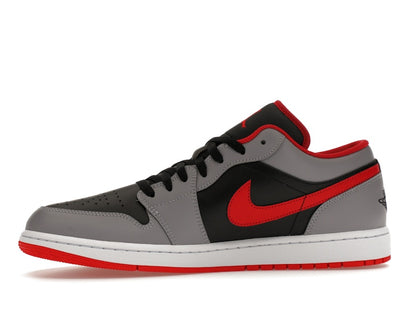 Jordan 1 Low Black Light Smoke Grey Gym Red