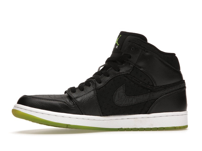 Jordan 1 Phat Black Action Green