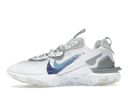 Nike React Vision White Double Blue Swoosh
