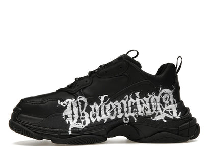 Balenciaga Triple S DIY Metal Artwork Black