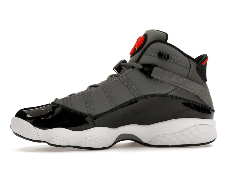 Jordan 6 Rings Smoke Grey Black Red Gold