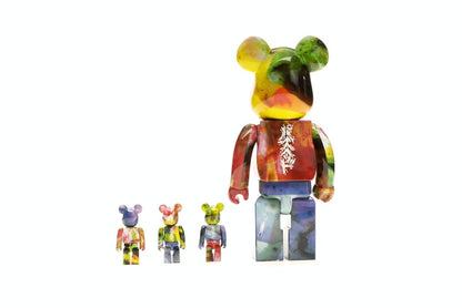 Bearbrick Pushead 4 pc Set 100% & 400% Set Multi