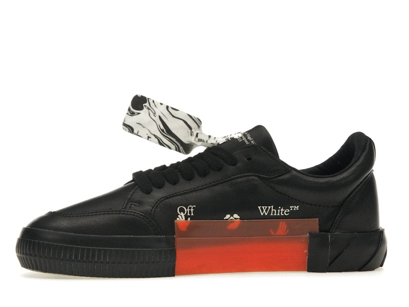 OFF-WHITE Vulc Low Black/Blue Leather SS21