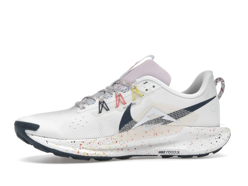 Nike React Pegasus Trail 5 Summit White Football Grey Pink Foam Armory Navy