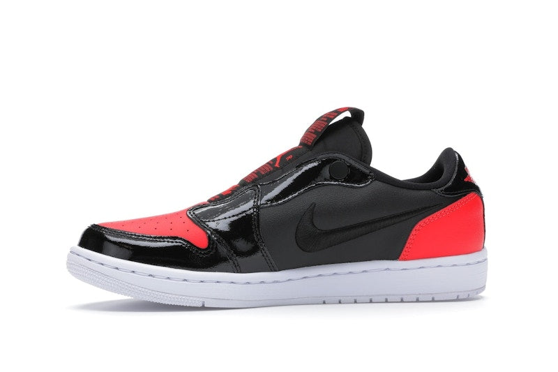 Jordan 1 Low Slip Black Hot Punch (Women's)