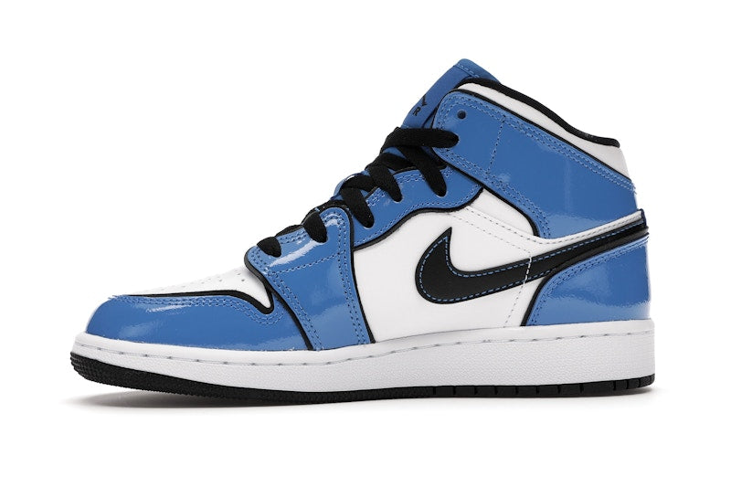 Jordan 1 Mid Signal Blue (GS)