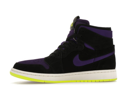 Jordan 1 High Zoom Air CMFT Black Court Purple Lemon Venom (Women's)