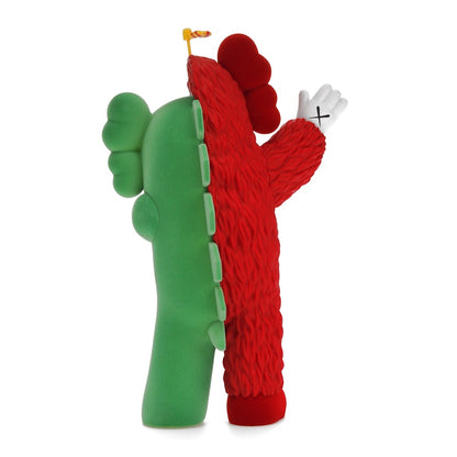 KAWS KACHAMUKKU Vinyl Figure Green/Red
