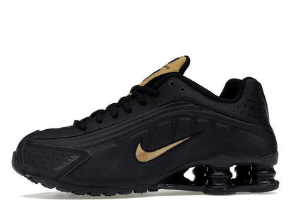 Nike Shox R4 Black Metallic Gold (GS)