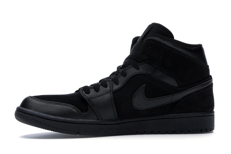 Jordan 1 Mid Triple Black (2018)