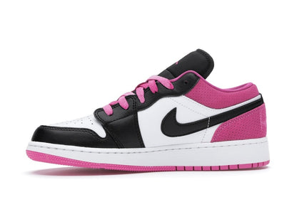 Jordan 1 Low Black Active Fuchsia (GS)