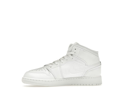 Jordan 1 Mid Triple White (2023) (GS)