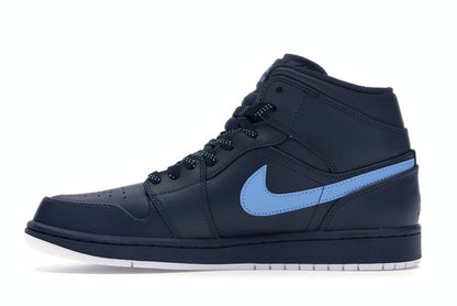 Jordan 1 Retro Mid Obsidian University Blue