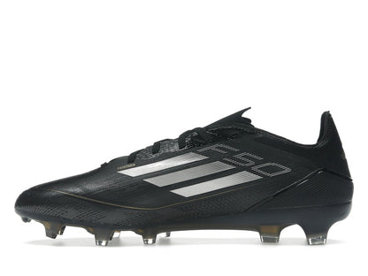adidas F50 Pro FG Core Black Iron Metallic Gold Metallic