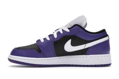 Jordan 1 Low Court Purple Black (GS)