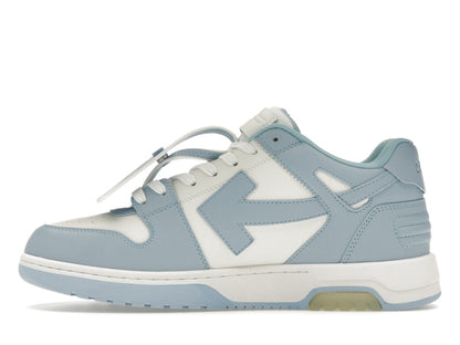 Off-White Out Of Office Calf Leather White Baby Blue