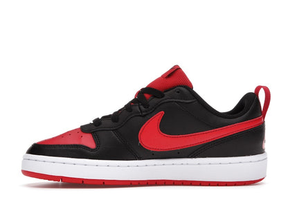 Nike Court Borough Low 2 Black University Red (GS)