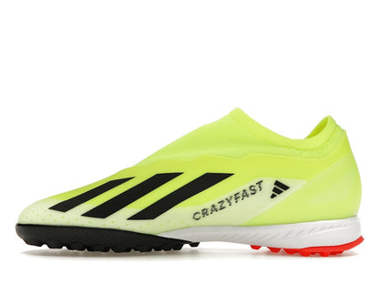 adidas Crazyfast League Laceless Turf Team Solar Yellow Core Black Cloud White