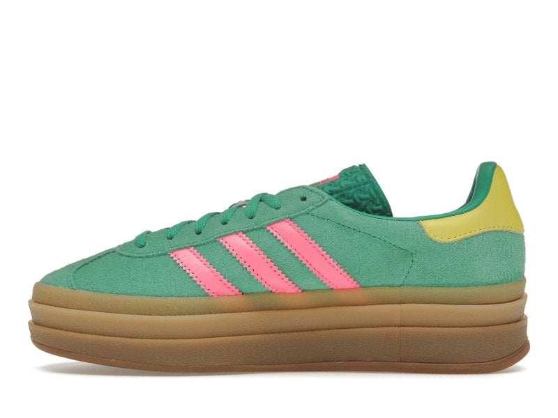 adidas Gazelle Bold Court Green Lucid Pink (Women's)