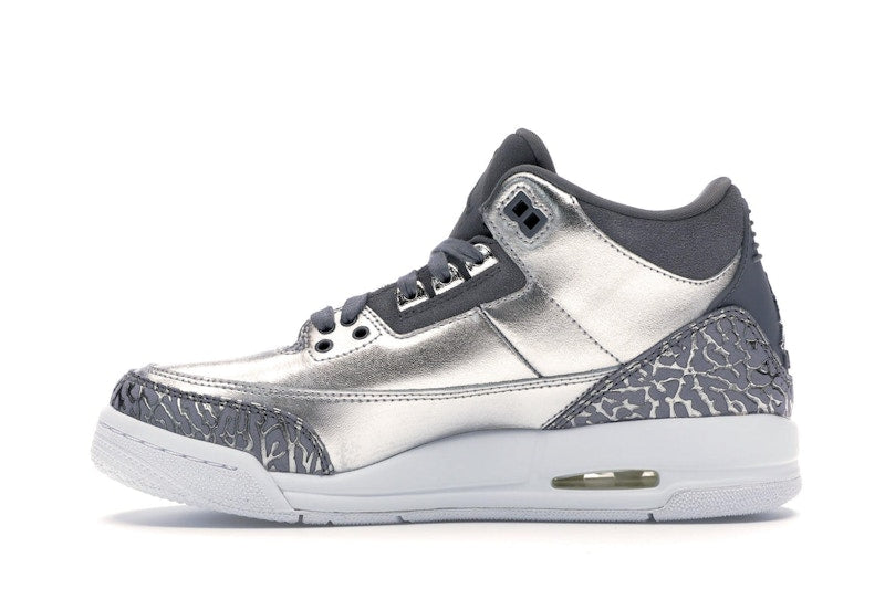 Jordan 3 Retro Premium Heiress Metallic Silver (GS)