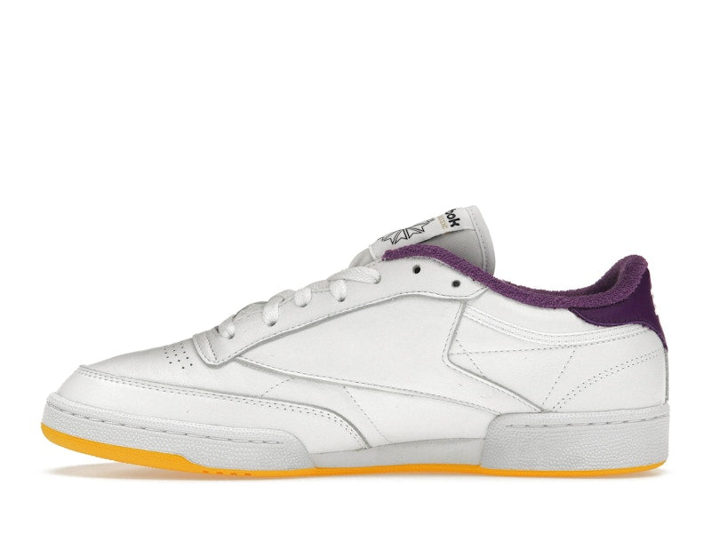 Reebok Club C 85 Eric Emanuel White Purple Yellow