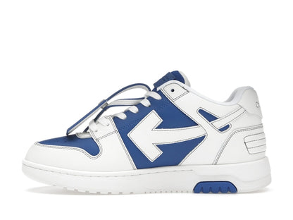 OFF-WHITE Out Of Office OOO Low Tops White Dark Blue