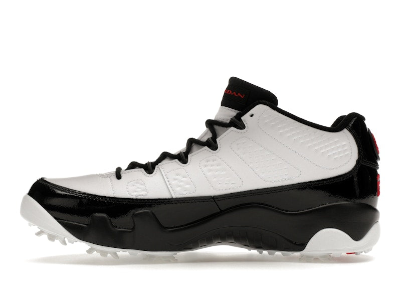 Jordan 9 Retro Low Golf White Black True Red