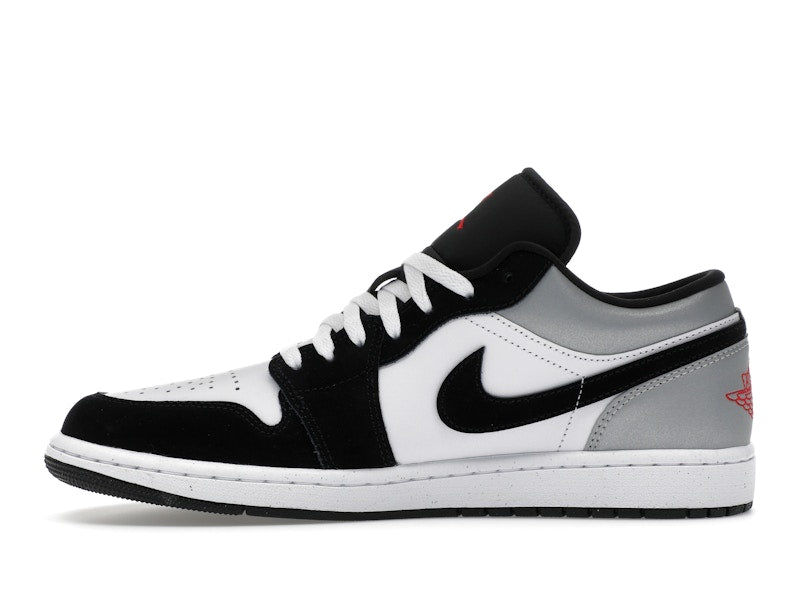 Jordan 1 Low SE White Fire Red Black Matte Silver