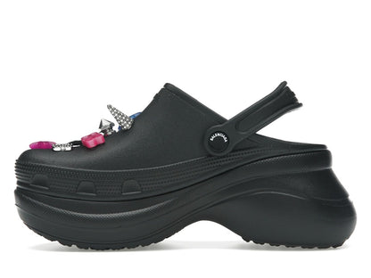 Balenciaga x Crocs Mule Black Multicolor Jibbitz (Women's)
