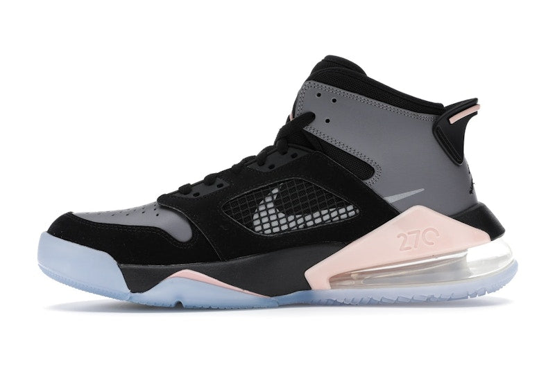 Jordan Mars 270 Black Gunsmoke Crimson Tint