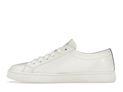 Prada Court Sneaker White Blue Leather (Women's)