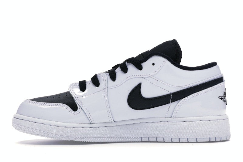 Jordan 1 Low White Black Patent (GS)