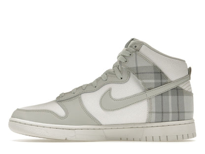 Nike Dunk High SE Tartan Plaid White Light Green