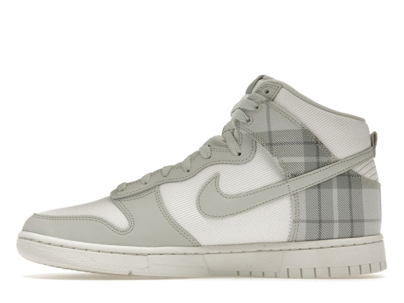 Nike Dunk High SE Tartan Plaid White Light Green