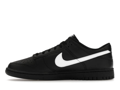 Nike Dunk Low Black White Swoosh