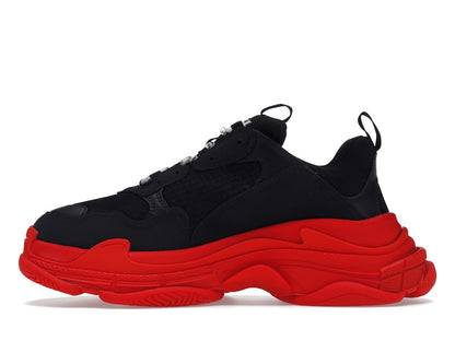 Balenciaga Triple S Black Red Sole