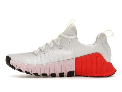 Nike Free Metcon 6 White Barely Volt Bright Crimson Pink Foam (Women's)